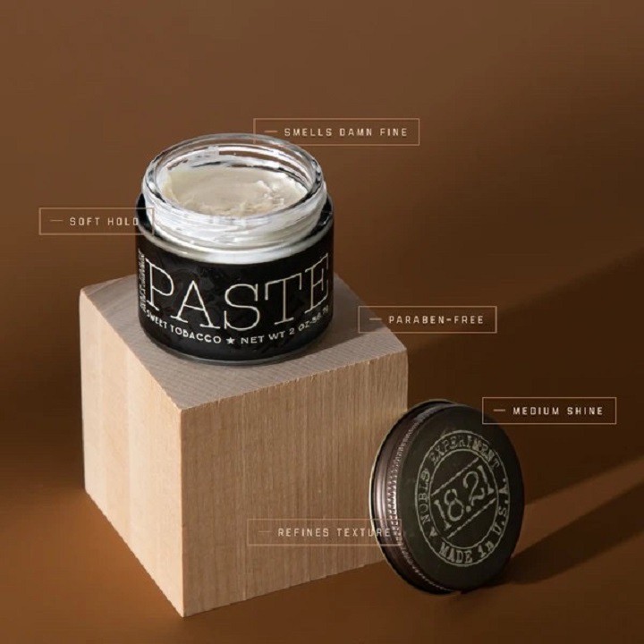 [MADE IN USA] Sáp vuốt tóc 18.21 Man Made Paste - Chính hãng USA