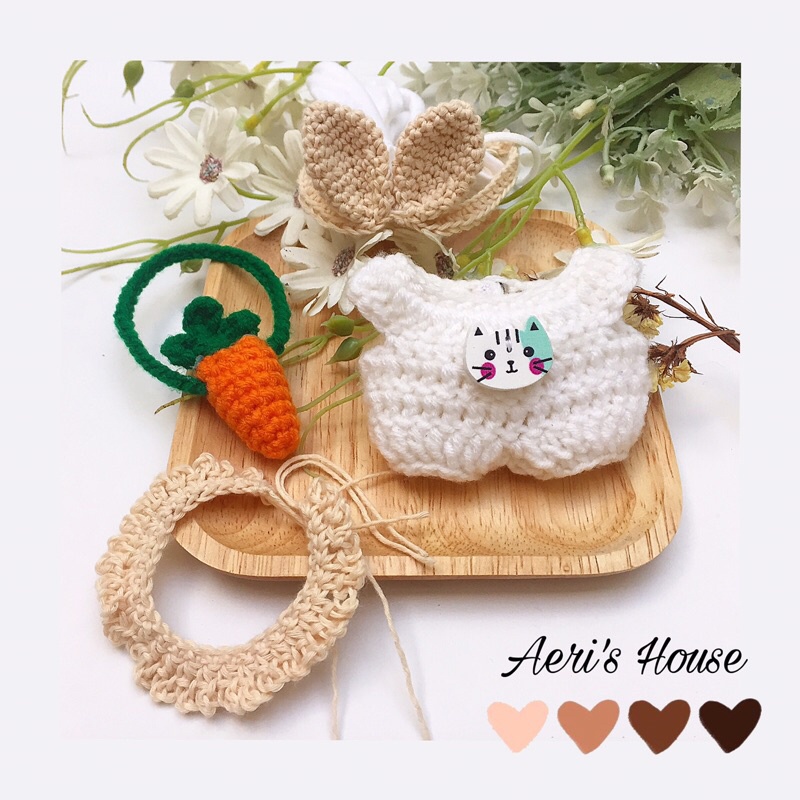 Outfit doll 10cm Thỏ Ngọc