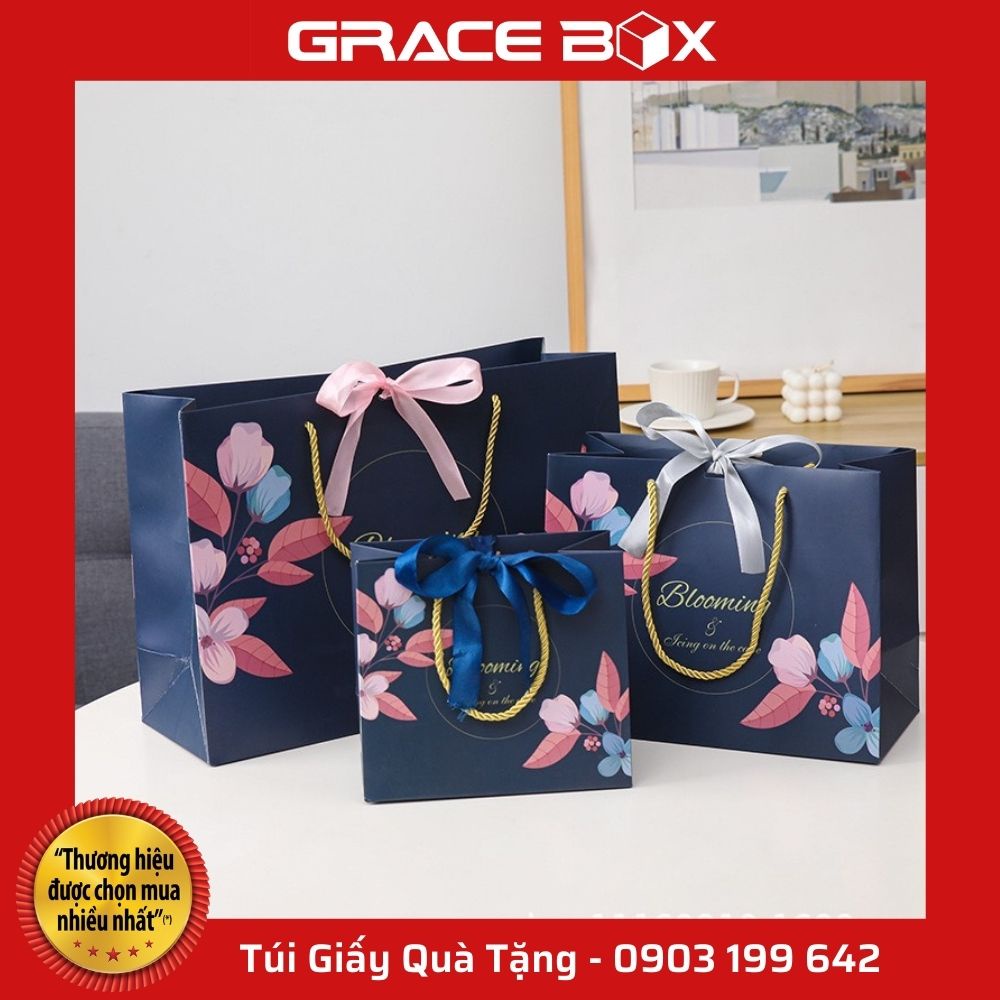 Túi Giấy Quà Tặng Cao Cấp Blooming - Siêu Thị Bao Bì Grace Box