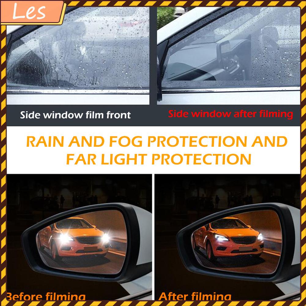 Bộ 4 miếng phim dán bảo vệ kính chiếu hậu xe hơi chống sương mù