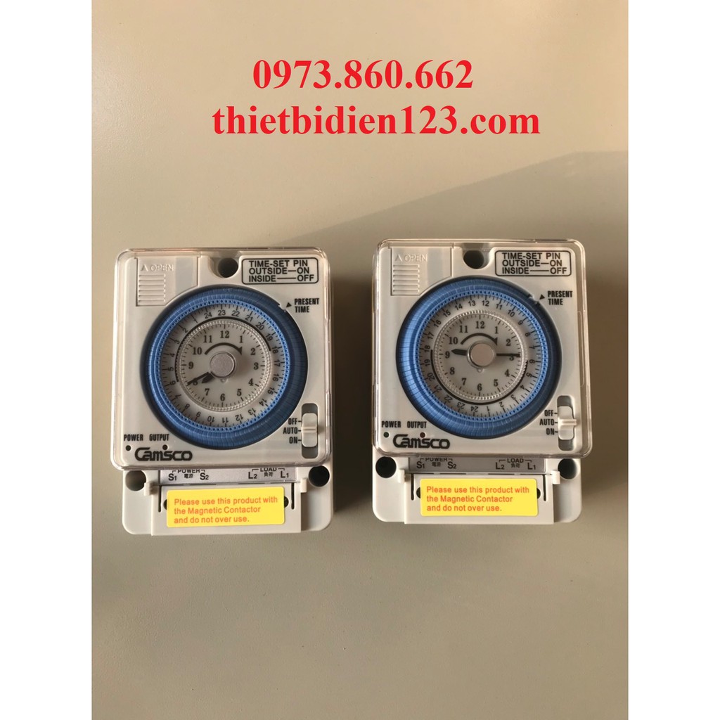 Timer cơ - Công tắc hẹn giờ thời gian thực cơ camso