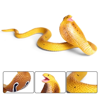 Realistic Simulation Rubber Snake Toy Garden lifelike Joke Prank  Halloween