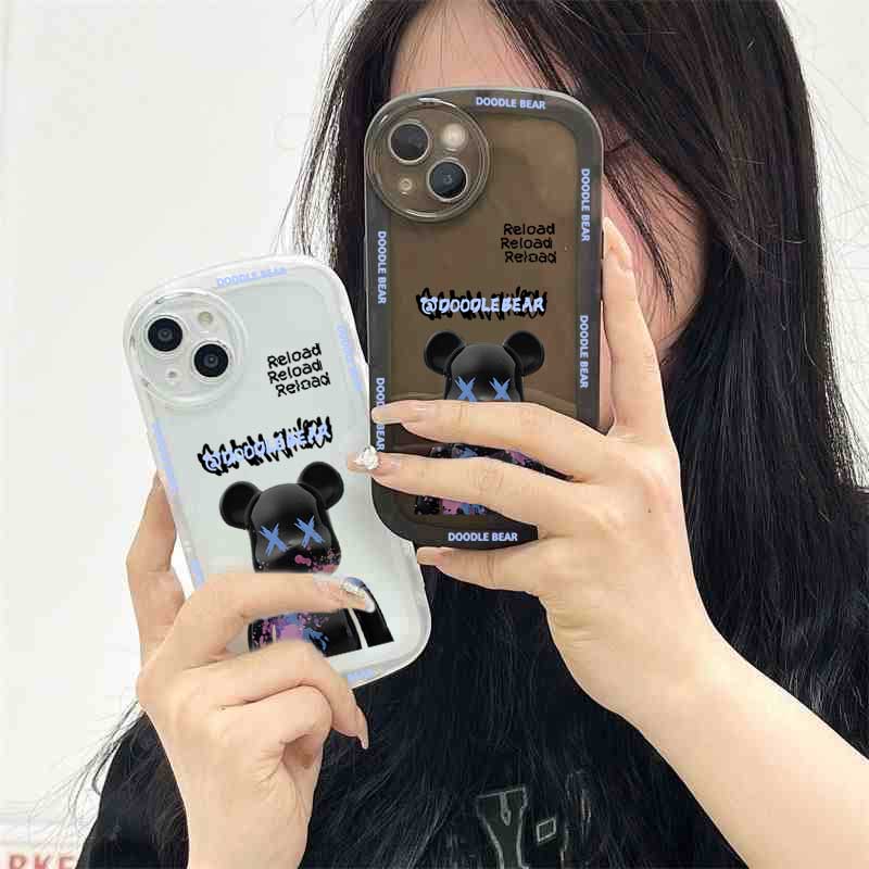 Ốp Điện Thoại Họa Tiết Gấu Cho Samsung A04 A04S A04E A13 A02S A03 A03S A23 A30S A11 A12 A51 A30 A50 A52 A20S A10S M11 M12