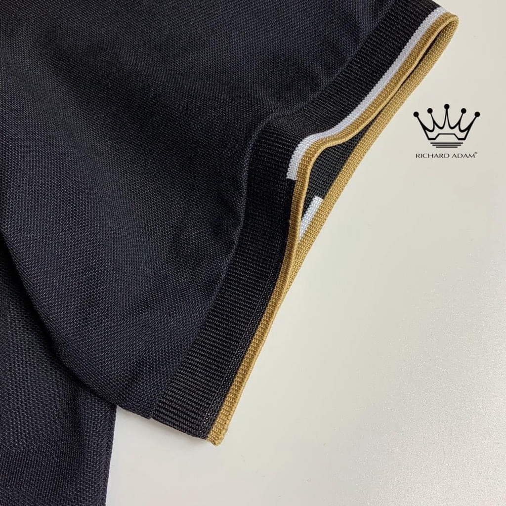 Áo Polo Nam vải Cá sấu CVC Cao Cấp RICHARD ADAM thêu ngực phong cách sang trọng