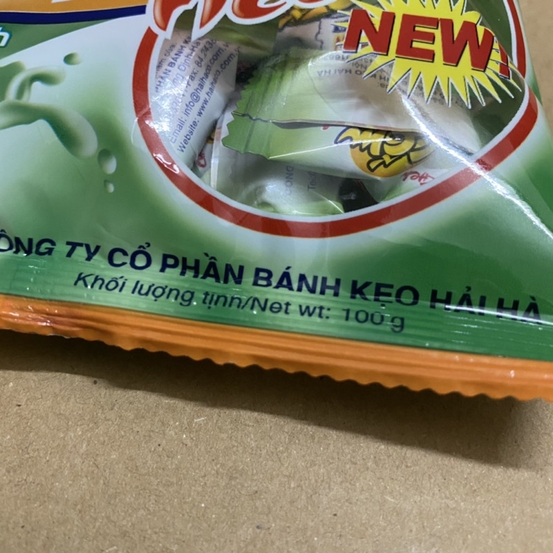 [100g][Vị Cốm] Túi Kẹo Chew Hải Hà