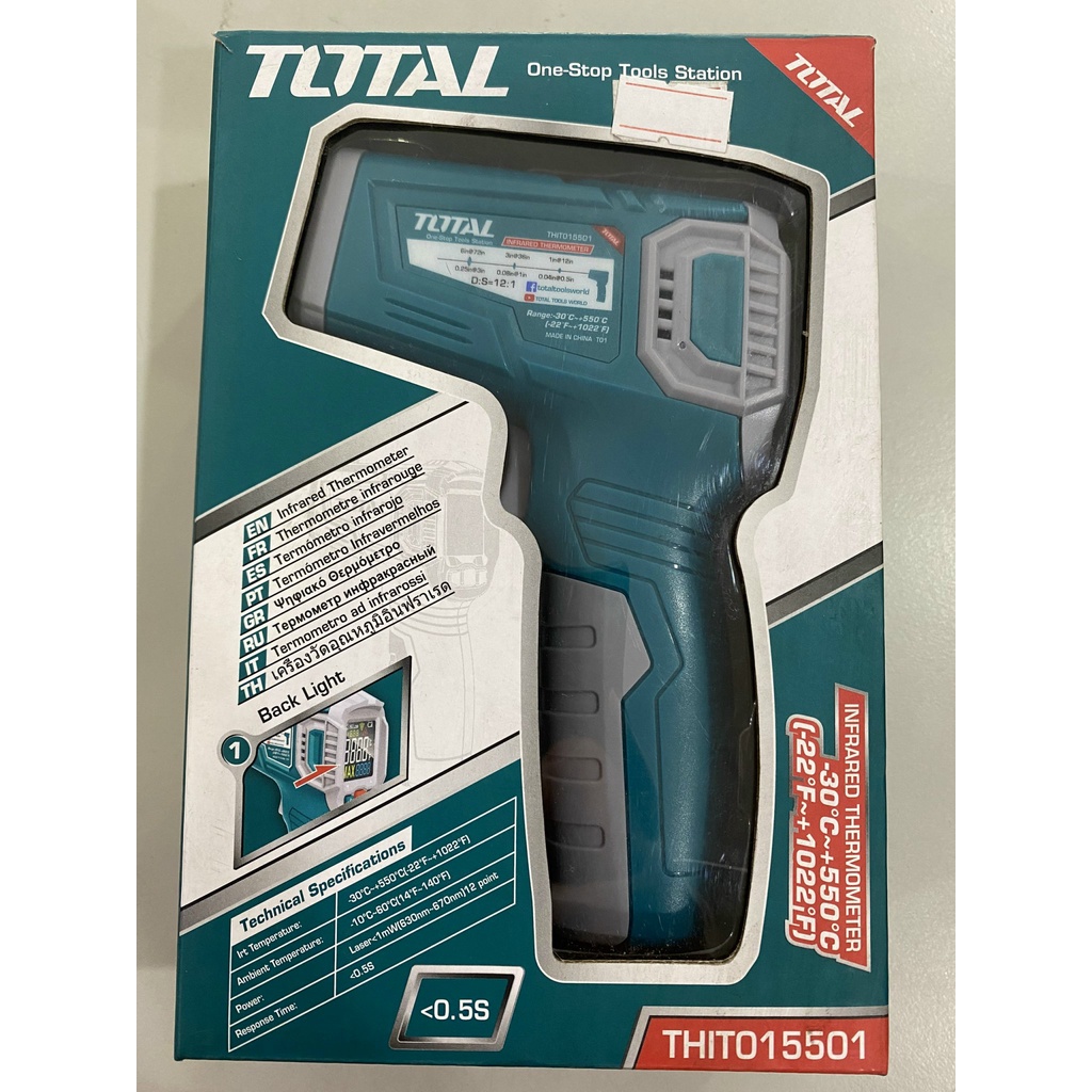 Máy đo nhiệt kế hồng ngoại Total Moel THIT015501