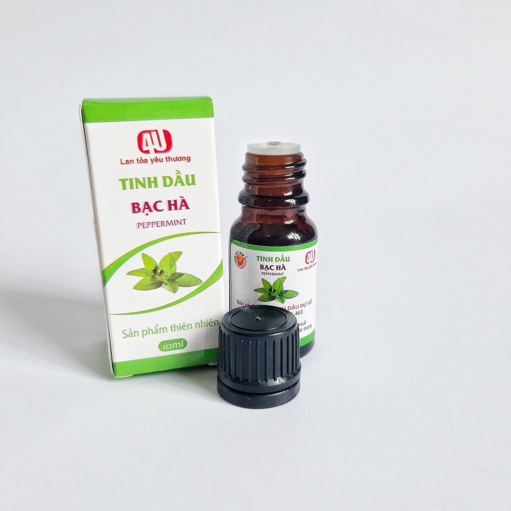 Tinh dầu bạc hà nguyên chất 4U chai 100ml và chai treo xe, treo phòng đa dụng