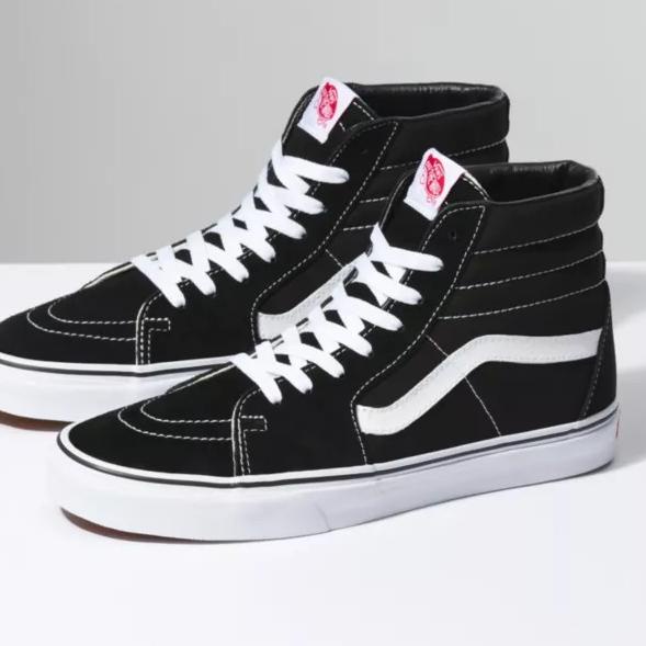 Giày Thể Thao VANS SK8 Màu Trắng Cổ Cao SIZE 36-43 Chất Lượng Cao Cho Nam Nữ