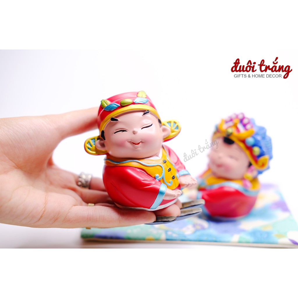 Cặp Tân Lang Tân Nương 8cm &quot;Khiên Thủ Nhất Sinh&quot; mã 17018