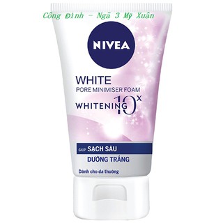 Sữa rửa mặt Nivea Sạch Sâu Dưỡng Trắng 50g