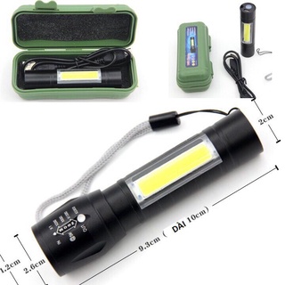Đèn pin mini siêu sáng cao cấp 3 chế độ sáng