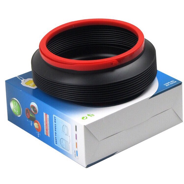 Xô nhựa lò xo gấp gọn đa năng dung tích 4L dùng trên oto