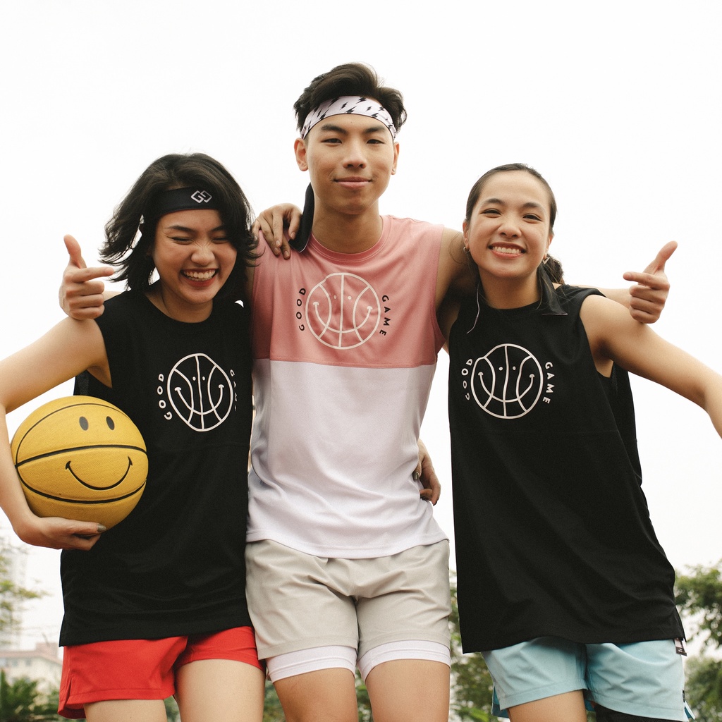 Áo Ba Lỗ Tanktop Nam Good Game Happy Ball Chất Liệu Tái Chế Thấm Hút Mồ Hôi