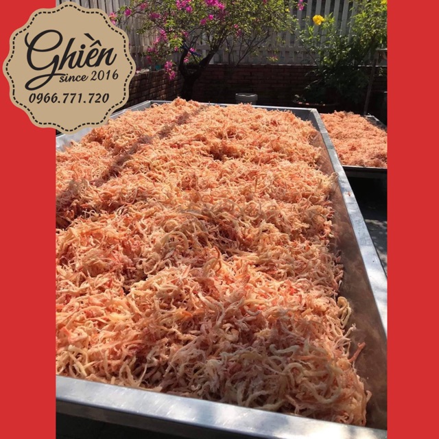 Mực sợi cốt dừa, Mực cán tẩm gia vị hũ 300gram Đồ ăn vặt Sài Gòn