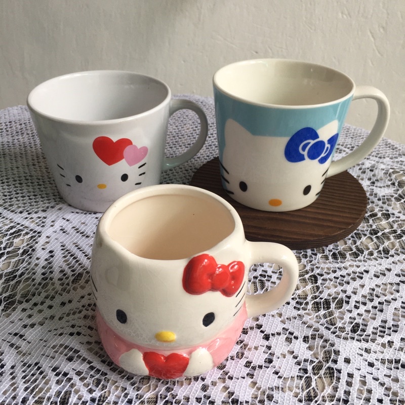 Ly Cốc Sứ Mèo Kitty 2ndhand Nhật