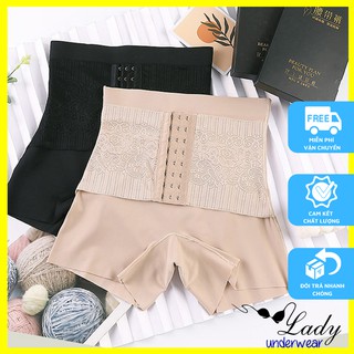 Quần nịt bụng gài khuy định hình, Quần gen bụng su đúc nguyên khối không lộ viền