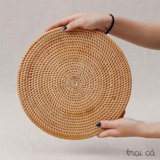 Lót nồi lót ly tấm lót mây guột 30cm