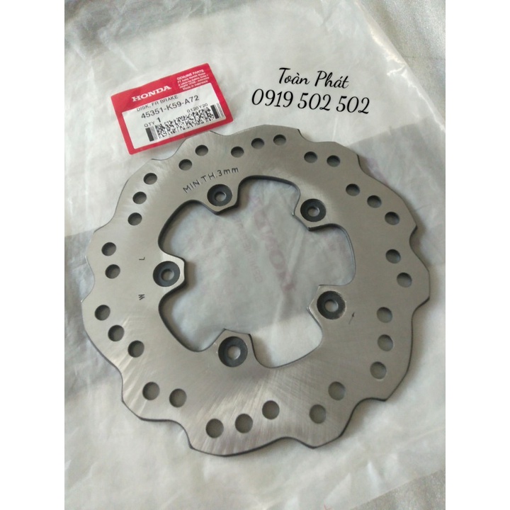 ĐĨA THẮNG TRƯỚC VARIO - 45351K59A72 - VARIO 125/150 2019 CHÍNH HÃNG HONDA INDONESIA