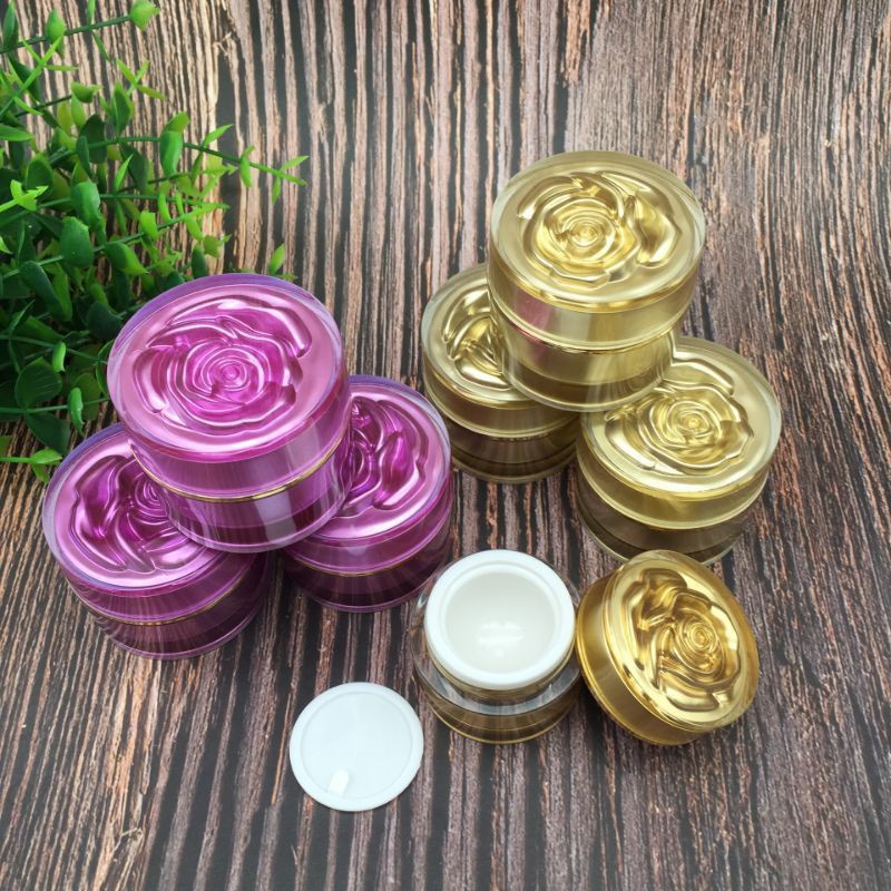 Hủ Đựng Kem ❤ TRÙM SỈ ❤ Hũ chiết mỹ phẩm hoa hồng 5g,10g,20g đựng kem face , phụ kiện du lịch