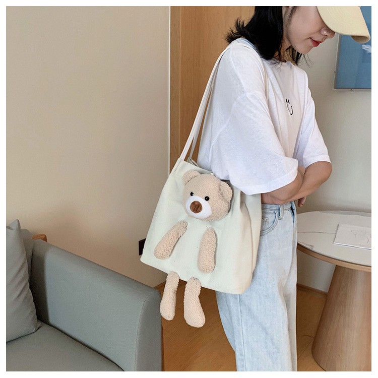 Túi Đeo Vai Bằng Vải Thiết Kế Hợp Thời Trang Cho Nữ