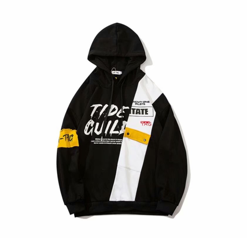 Áo hoodie tay dài dáng rộng phong cách Hàn Quốc dành cho nam gồm 2 màu sắc cỡ S-3XL | BigBuy360 - bigbuy360.vn