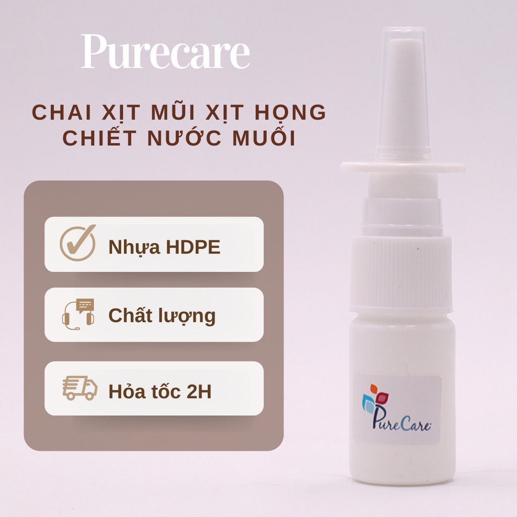 Chai Nhỏ mũi xịt họng 20ML  - chiết mỹ phẩm, nước hoa, tinh dầu