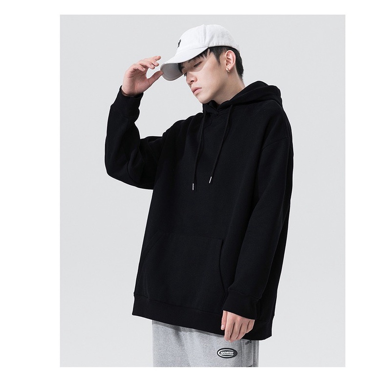 Áo hoodie nam, Áo hoodie trơn khoác nỉ sweat nỉ thu đông nam nữ | BigBuy360 - bigbuy360.vn