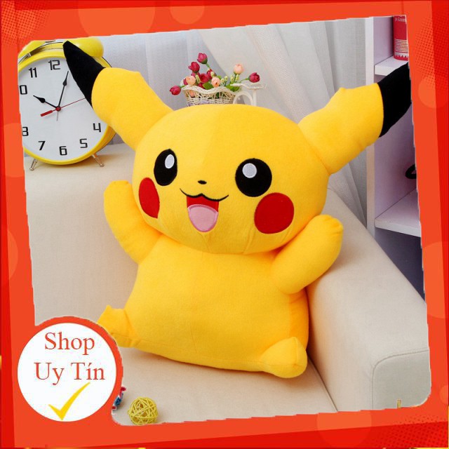 [Giảm Giá] THÚ NHỒI BÔNG PIKACHU 38CM