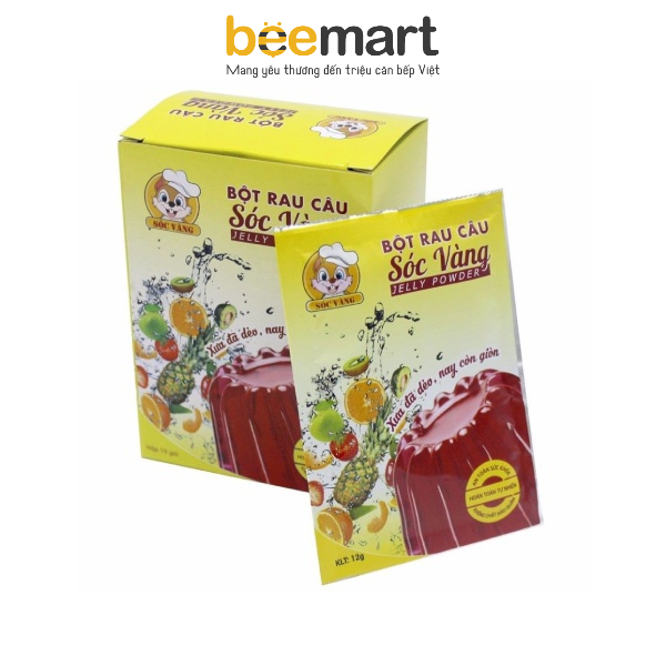 Bột rau câu nguyên chất Sóc vàng