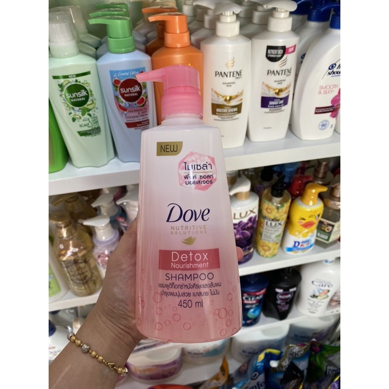 Dầu gội Dove Thái detox mới 450ml