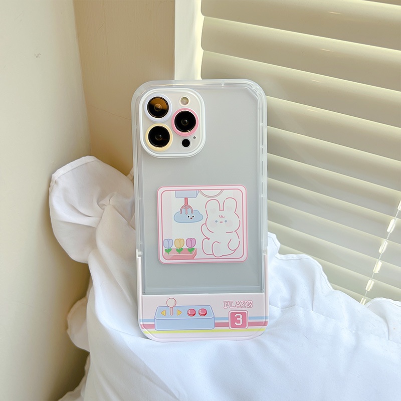 Ốp lưng iphoneỐp Điện Thoại  Kèm Giá Đỡ Tàng Hình Họa Tiết Hoạt Hình Dễ Thương Cho iphone 14 / 13Pro 12 / xs / 6 / 7 / 8PLUSDinuo case