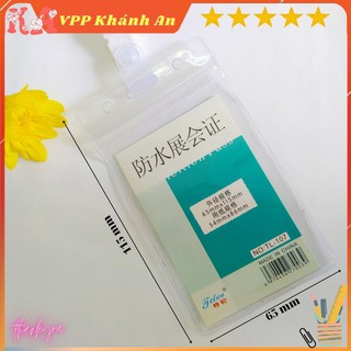 5 Bao Thẻ đeo nhân viên, thẻ tên học sinh dọc 107/207 ko có dây đeo