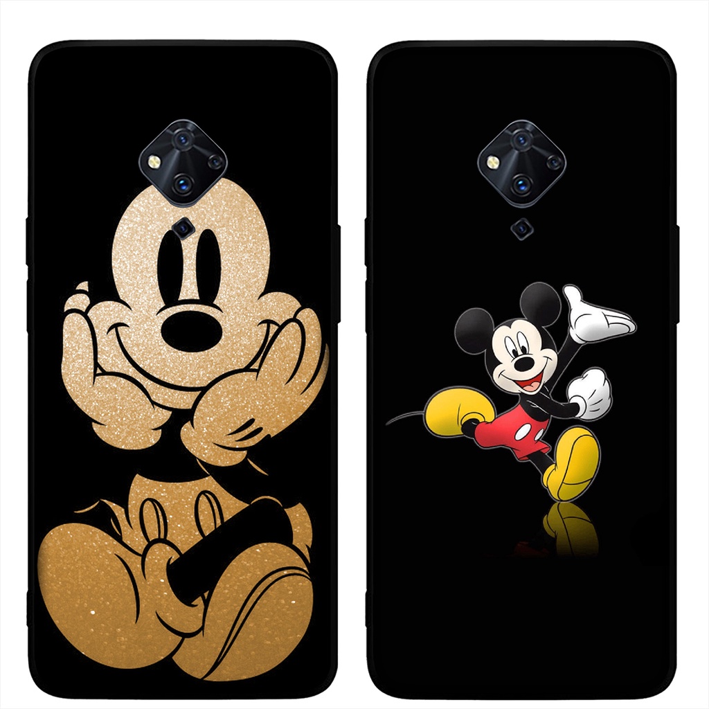 DISNEY Ốp Điện Thoại Dẻo Họa Tiết Hoạt Hình Chuột Mickey Dễ Thương Cho Samsung Galaxy S10 Lite S9 S8 Plus S10E S7 Edge