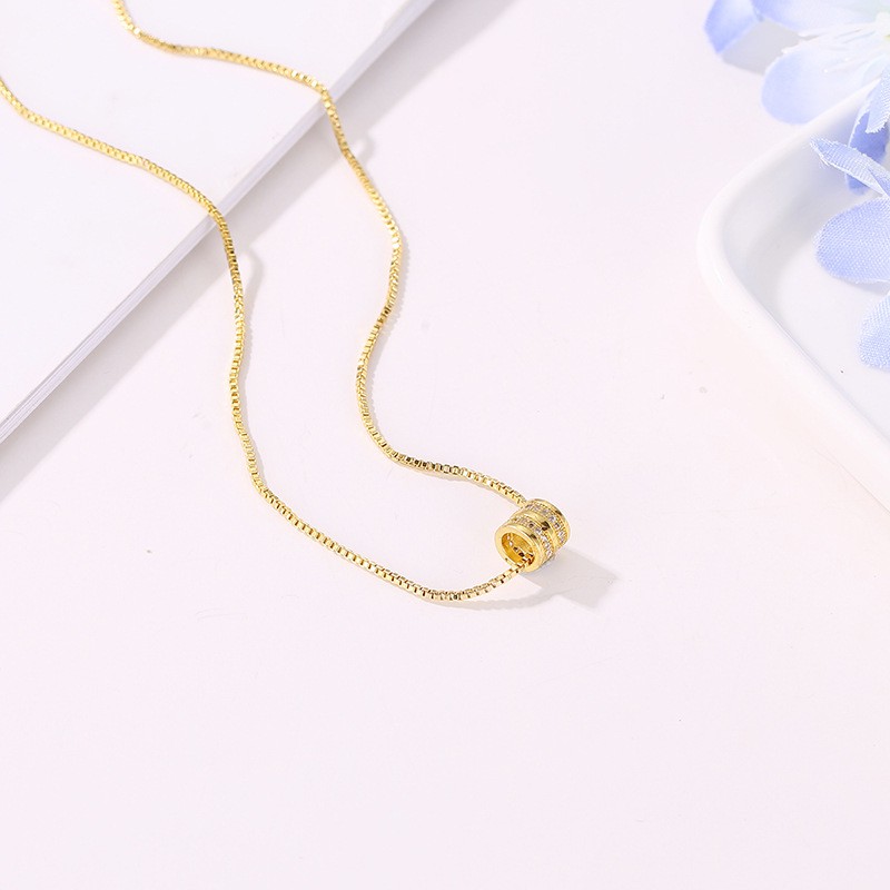 Dây chuyền trang trí đá nhân tạo phong cách Hàn Quốc thời trang