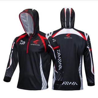 DAIWA SHIMANO Áo Khoác Chống Nắng Nhanh Khô Có Nón Tiện Dụng Khi Đi Câu Cá