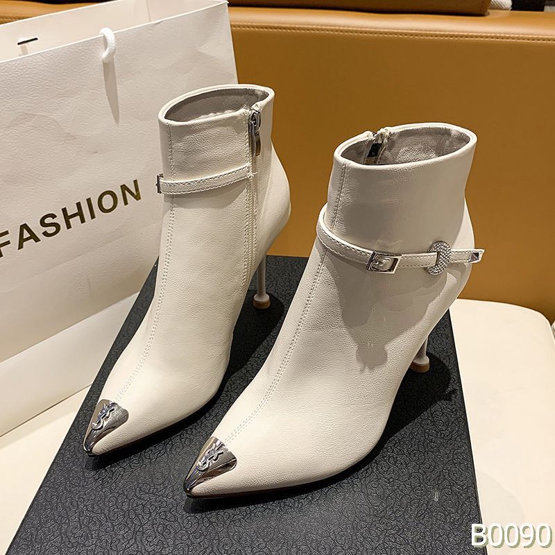 Giày Martin giày cao gót kim loại mũi nhọn  Hàng qccc Video +ảnh thật fullbox