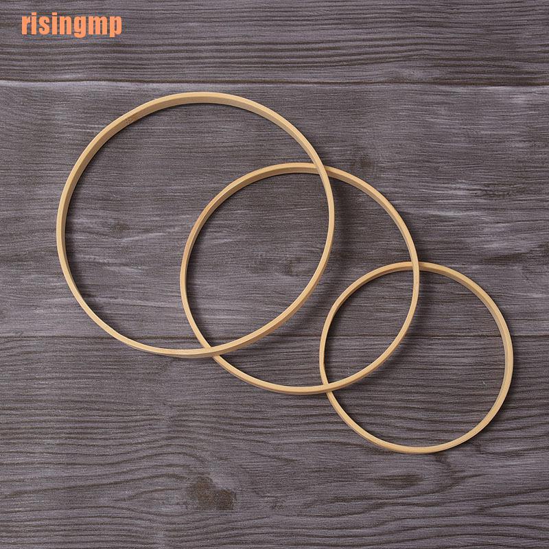 Khung Thêu Bằng Gỗ Tre Hình Tròn DIY