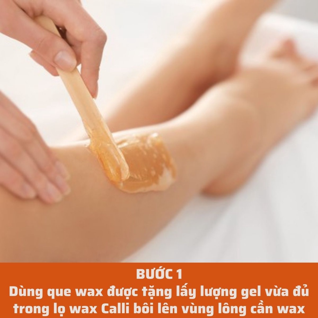 Sáp Wax Lông An Lành Nách Bikini Mặt Ria Mép Chân Wax lông nách - Wax triệt tẩy lông Calli Honey tặng giấy wax lông -WCH