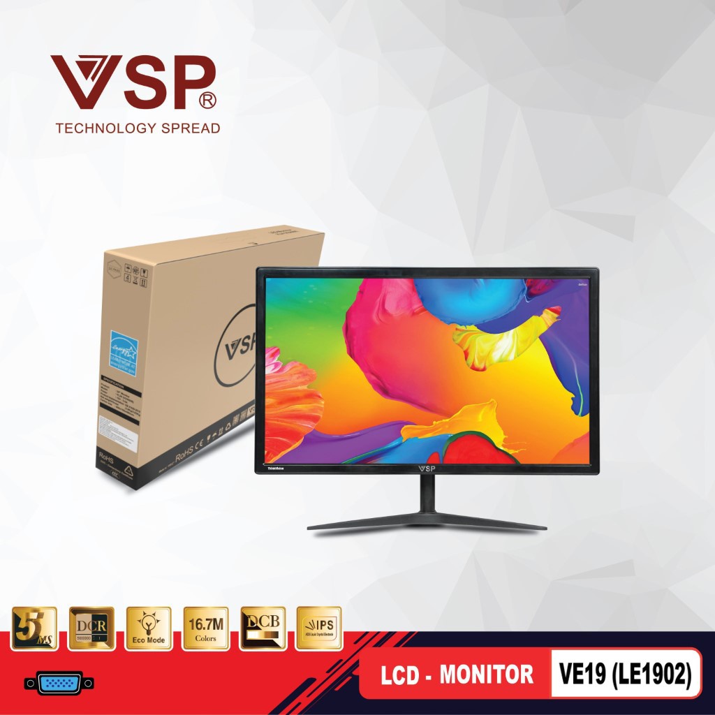 Màn hình LCD 19” VSP VE19 LE1902 ThinkVision LED Monitor Hàng Chính Hãng