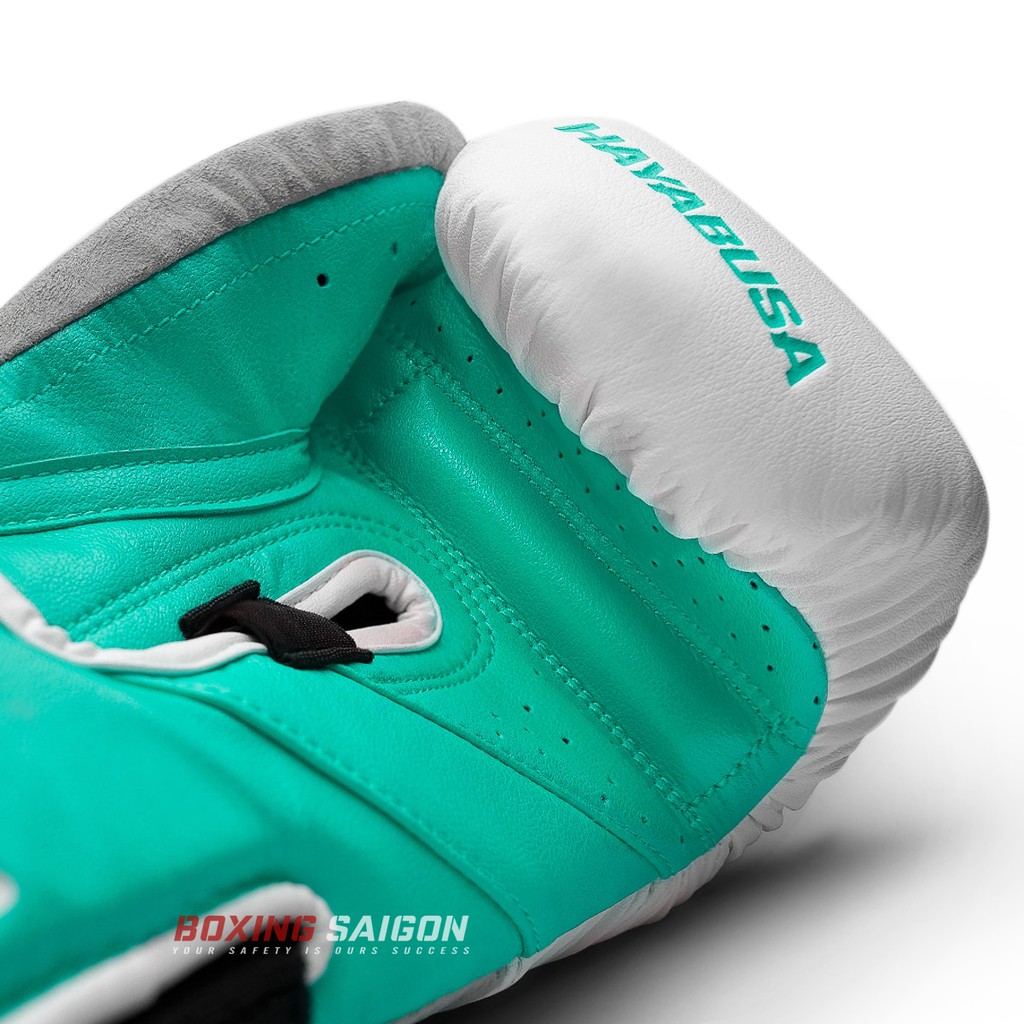 Găng tay Boxing Hayabusa T3 - White/Teal