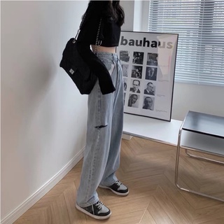 [Order] Quần Jeans Cạp Chéo Ống Rộng