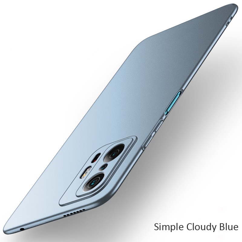Ốp Điện Thoại Giấy Cứng Siêu Mỏng Bề Mặt Nhám Bảo Vệ Camera Cho Xiaomi 11T 10T Redmi Note 9 10 Pro 4g 5g Poco F3 F4 Sự Bảo Vệ