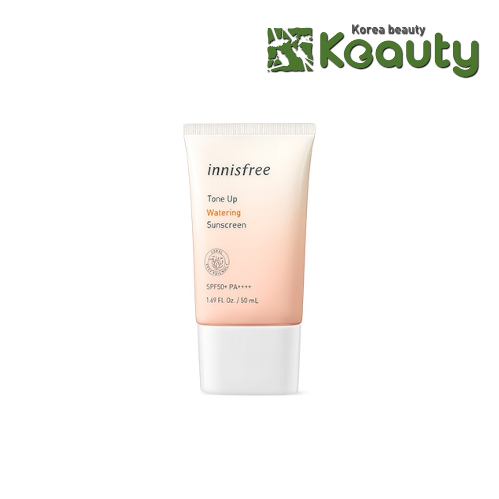 [Mã 44FMCGSALE1 giảm 10% đơn 250K] Kem chống nắng Innisfree Tone Up Watering Sunscreen SPF50+ PA++++ 50ml