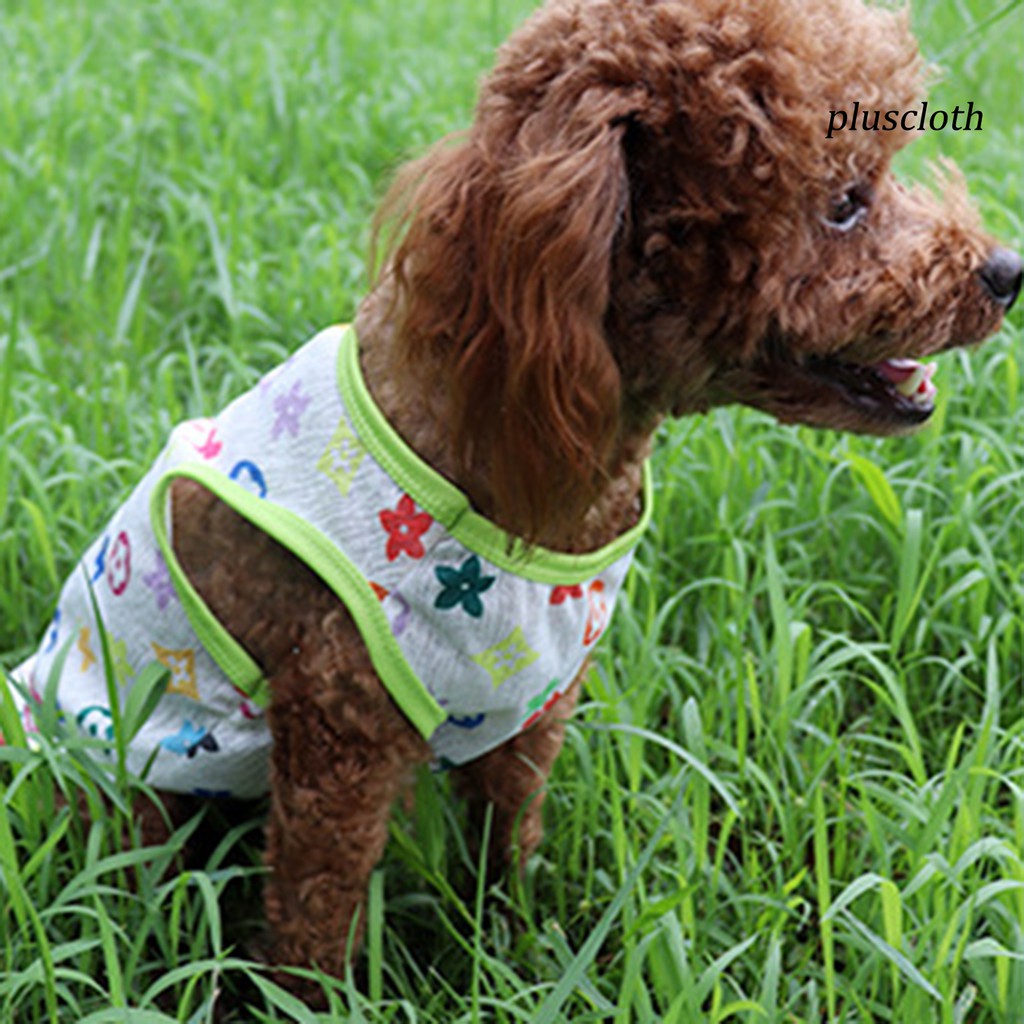 Áo Thun Cổ Tròn Thời Trang Mùa Hè Cho Thú Cưng