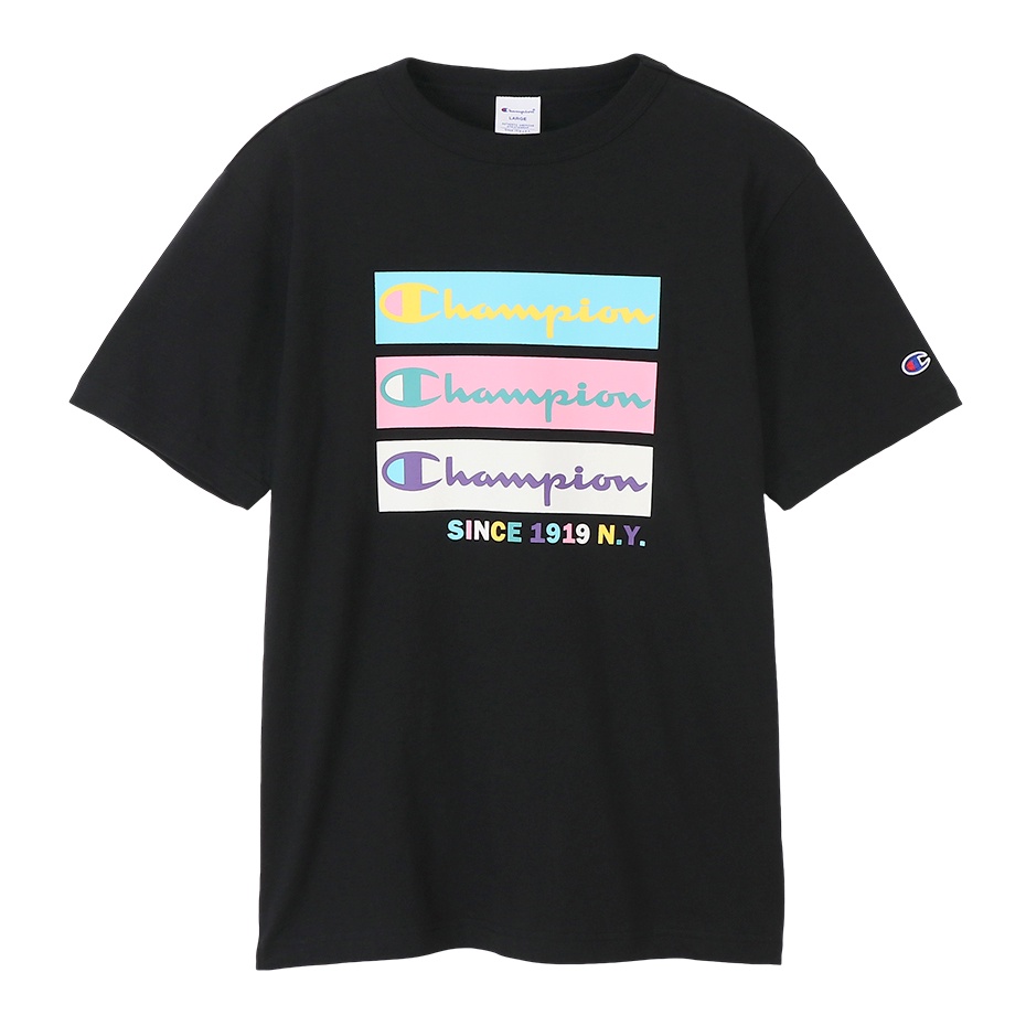 Áo Thun Nam Champion JP Màu Đen CMPC3U310BLK