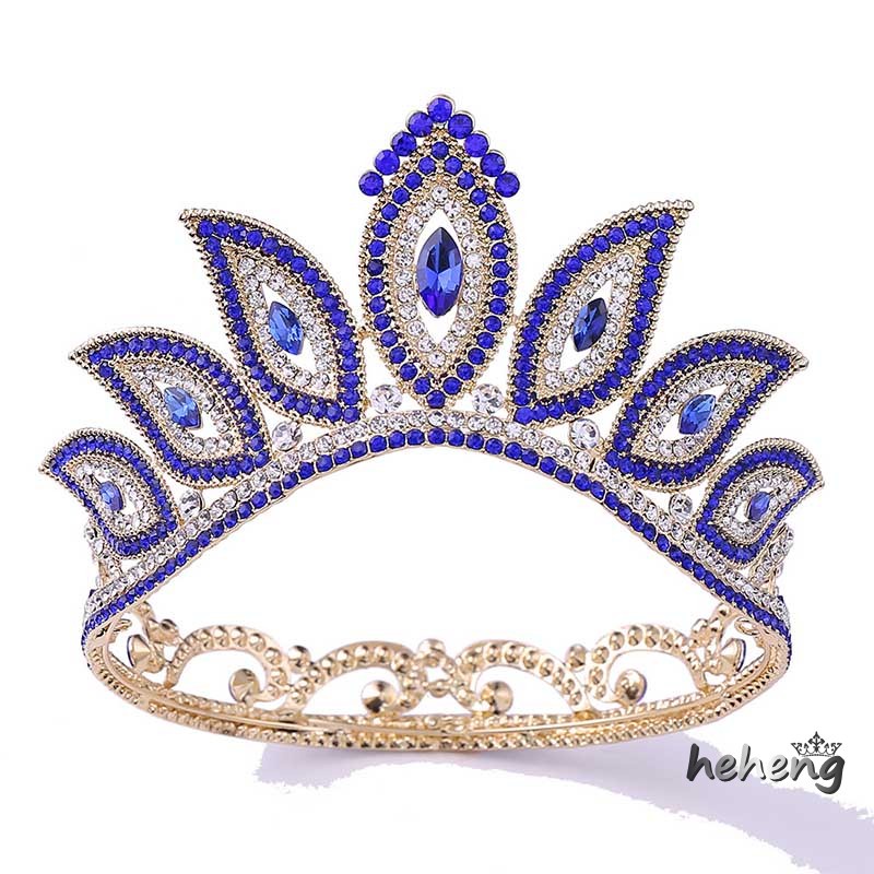 Vương Miện Đeo Đầu Đính Đá Phong Cách Âu Mỹ Cho Cô Dâu