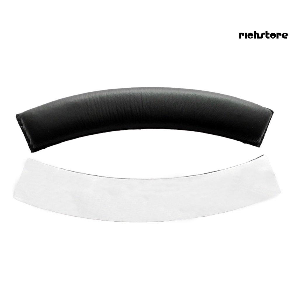 richstore Soft Headband Cushion Replacement Black Comfortable Headphone Headband Pad for Sennheiser HD202 II HD437 HD447 HD457 HD497 HD212PRO