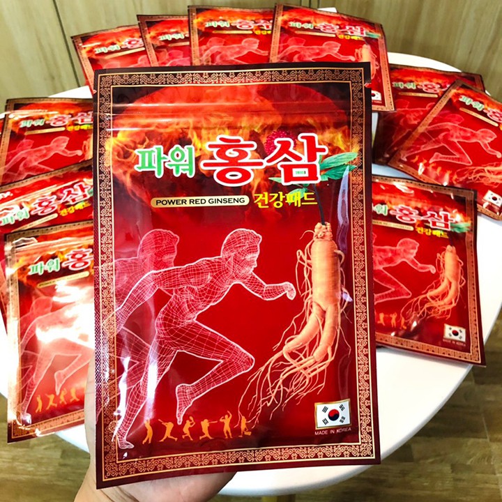 Cao dán hồng sâm Hàn Quốc túi 20 miếng