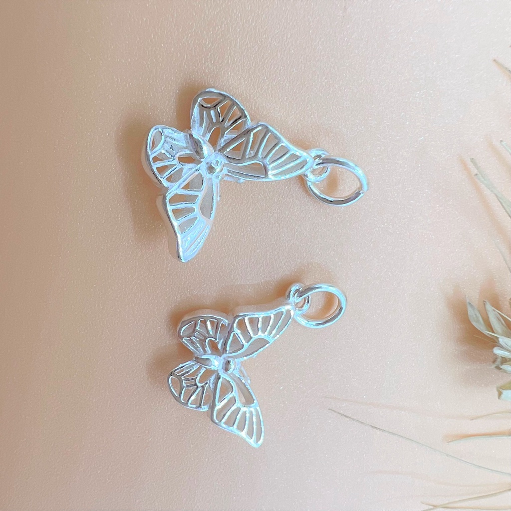 Charm treo hình bướm dày dặn - Charm bạc 925 - Mã CB167