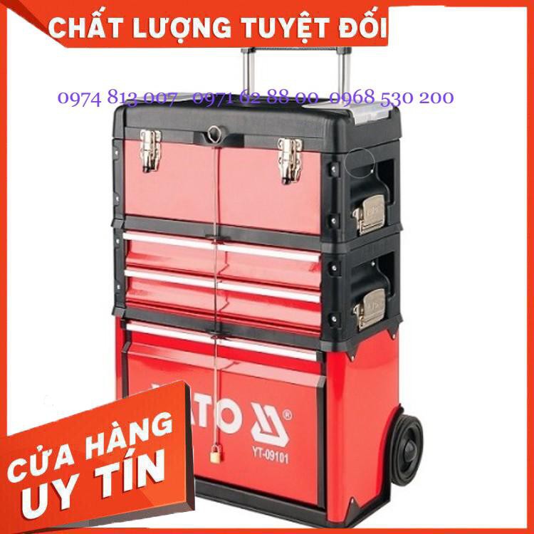 Giảm Giá Vali đựng đồ nghề di động 4 ngăn Yato YT-09101 Cực Shok